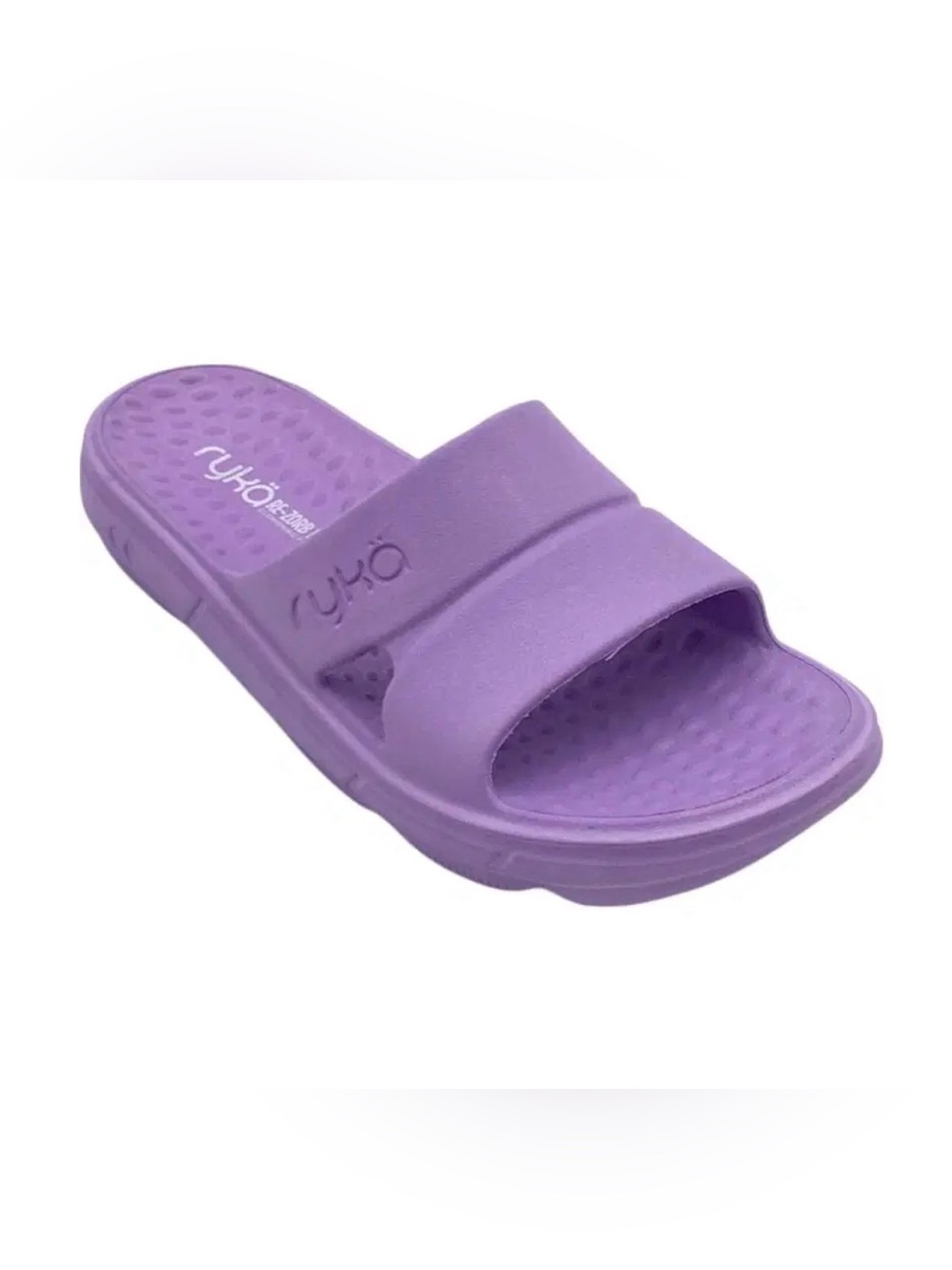Ryka Women’s Restore Ultimate Recovery Molded Slide -light purple Sandal size 10
